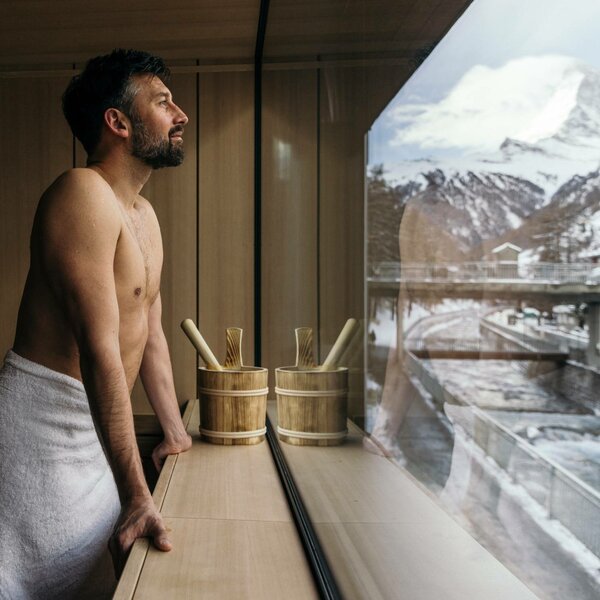 Wellness hotel with spa ☛ Zermatt with saunas & lounge